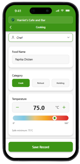 Food temperature food safety