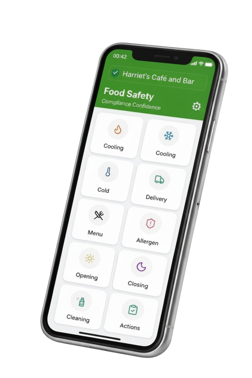 Digital food safety management system