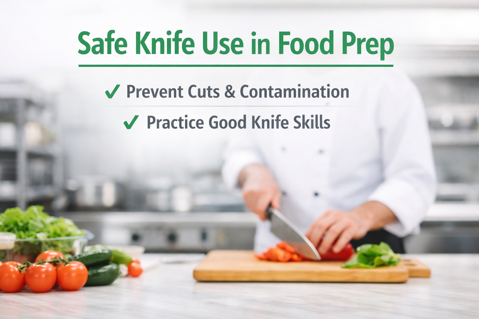 Safe Knife Use in Food Prep