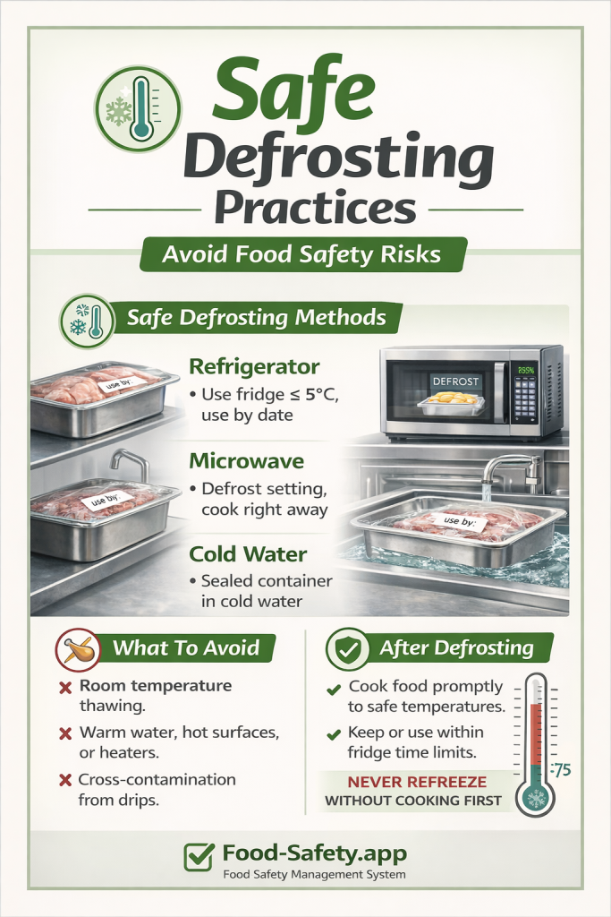 Safe Defrosting in Food Safety Management 1000016148