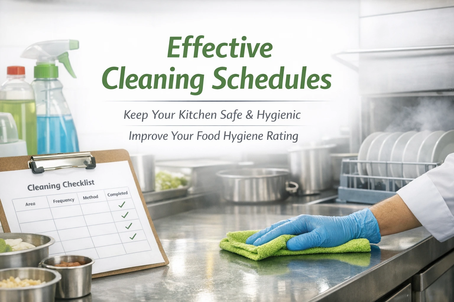 Cleaning Schedules for Better Food Safety Management