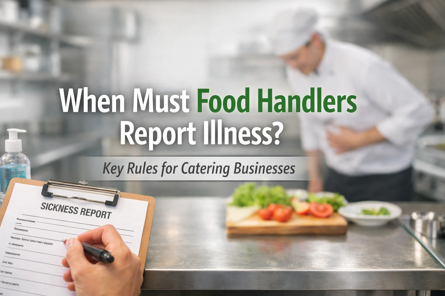 When Must Food Handlers Report Illness?