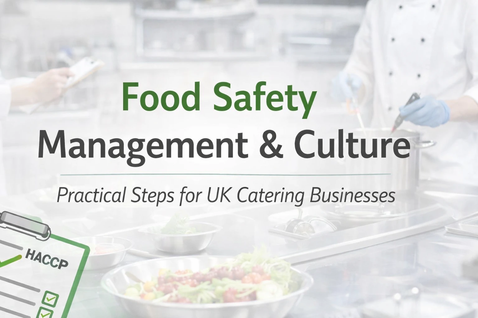 Food Safety Management and Culture in Catering