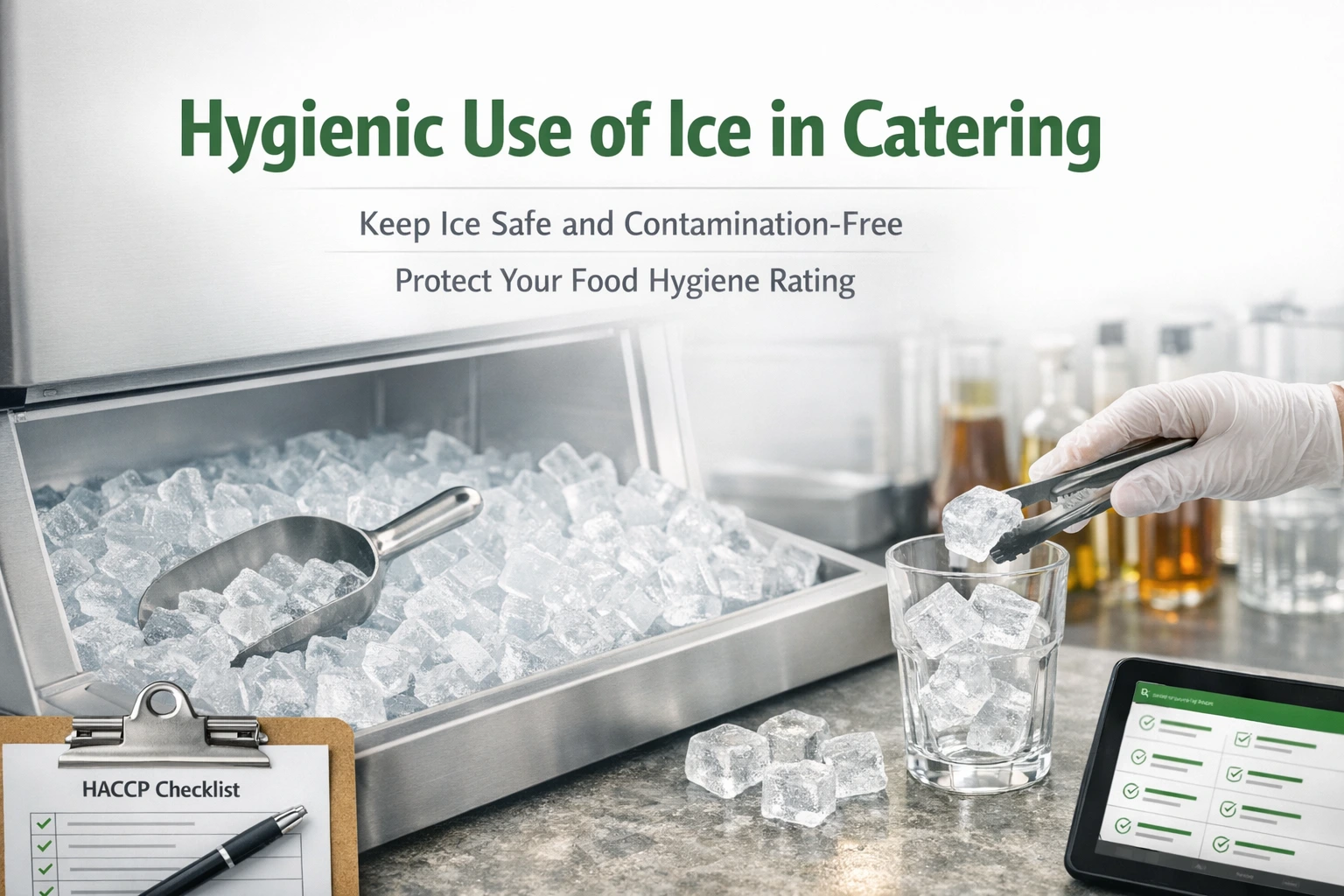 Hygienic Use of Ice in Catering: Food Safety Management
