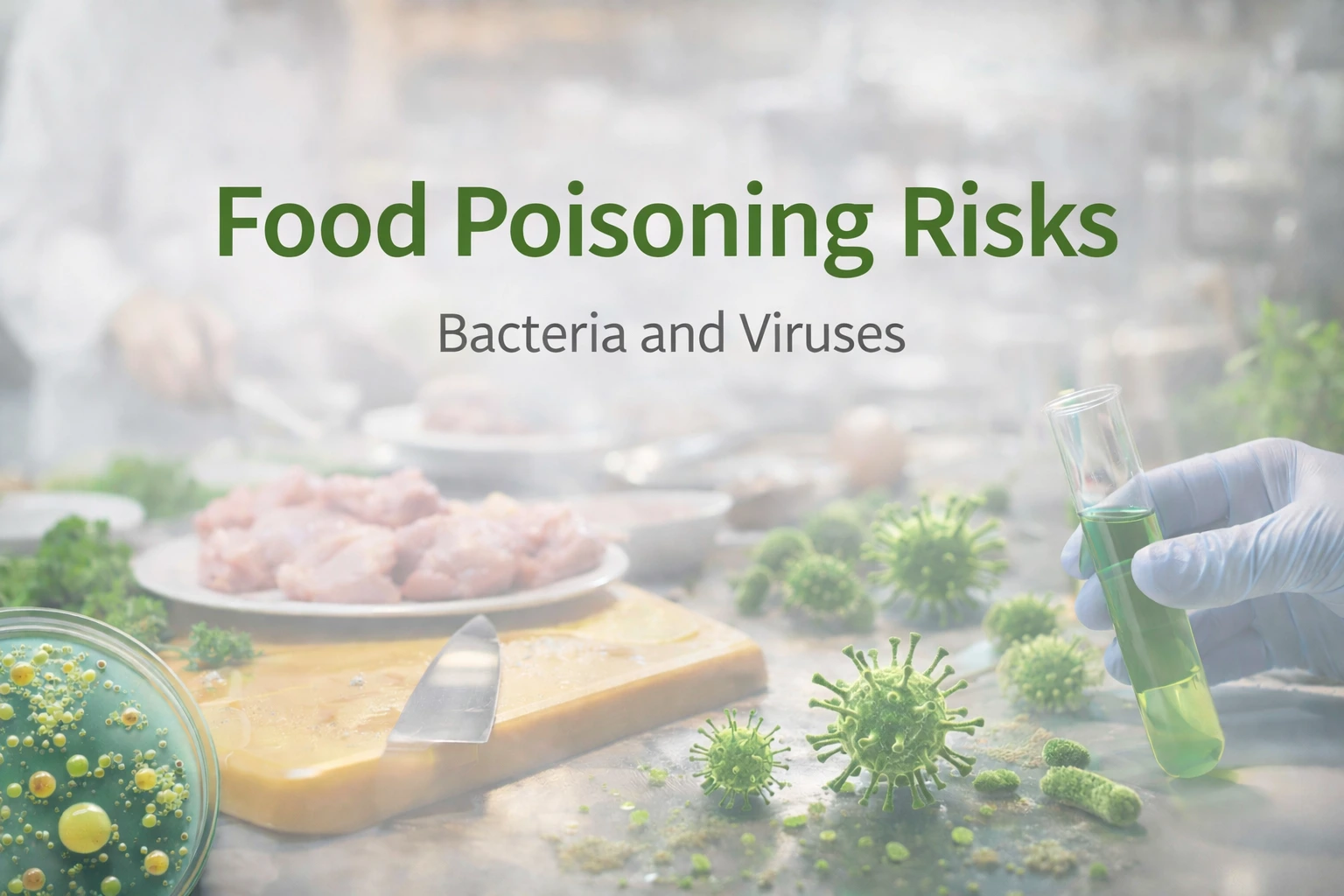Main Food Poisoning Bacteria and Viruses