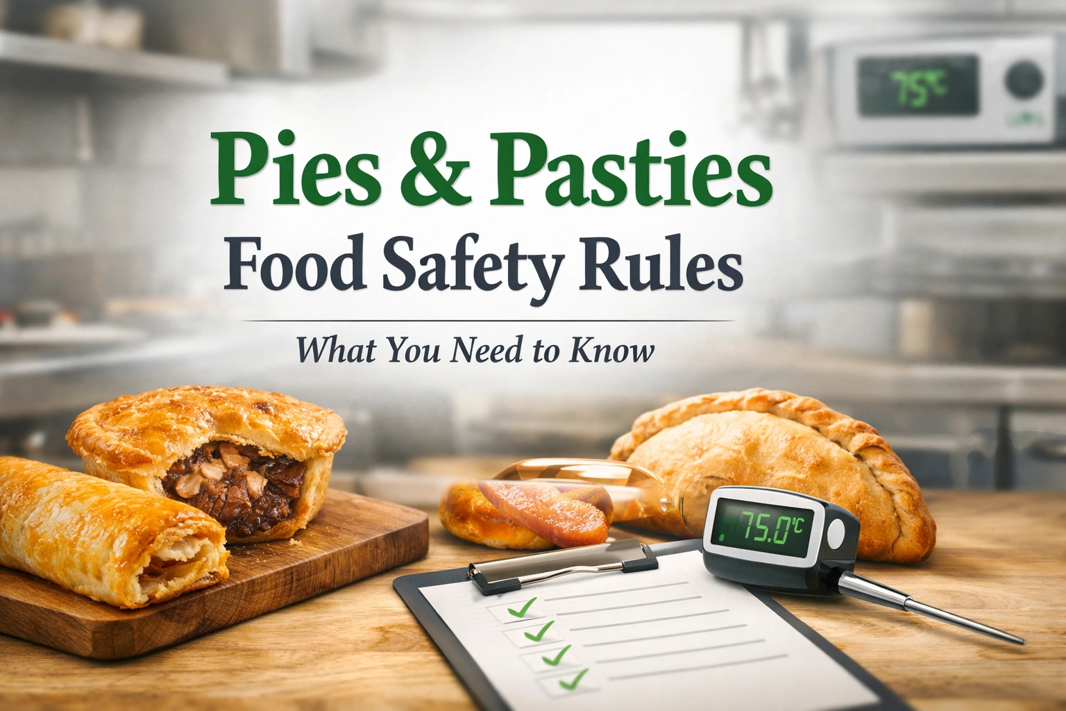 Pies, Pasties and Sausage Rolls: Food Safety Management Rules