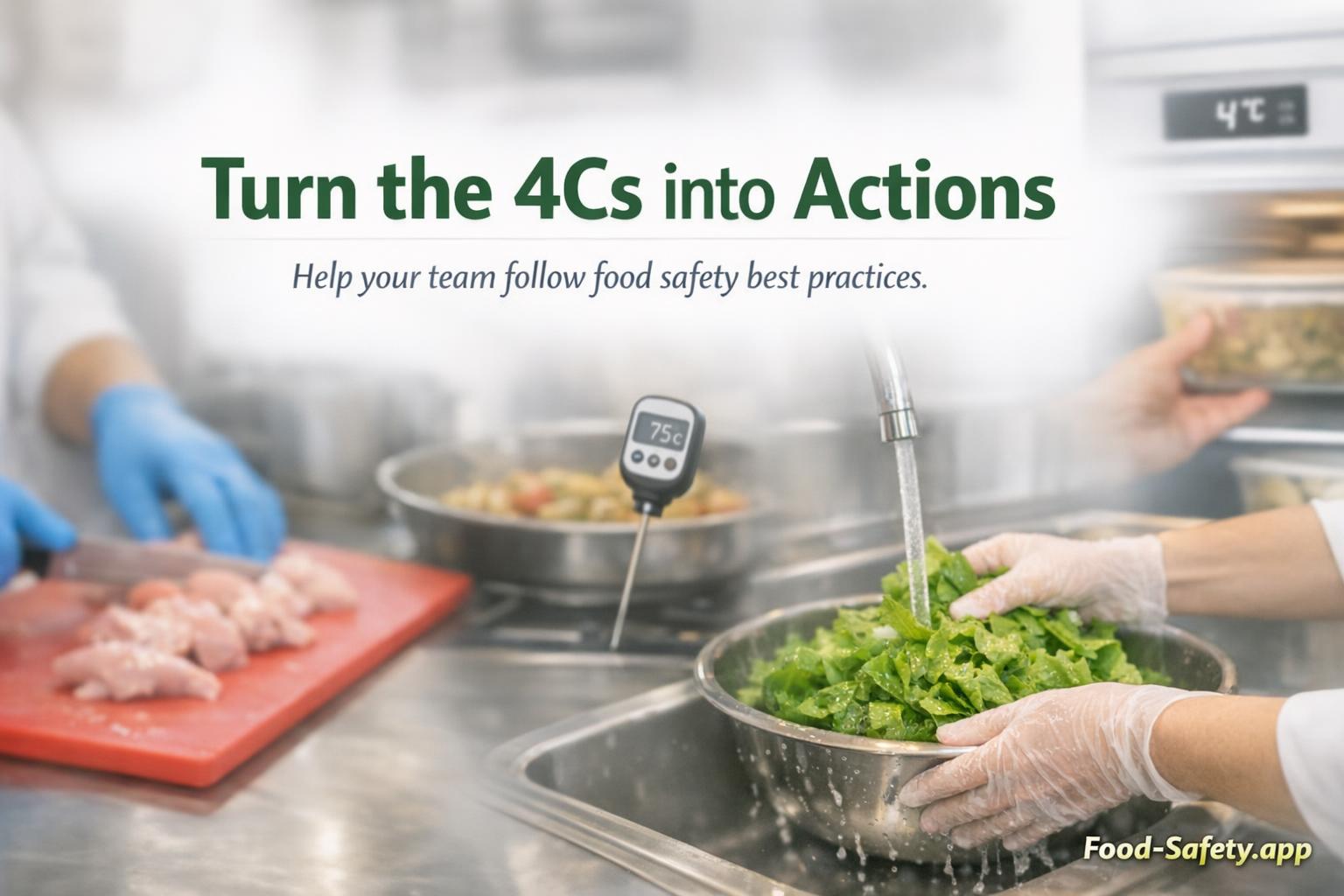 The 4Cs of Food Hygiene Made Practical