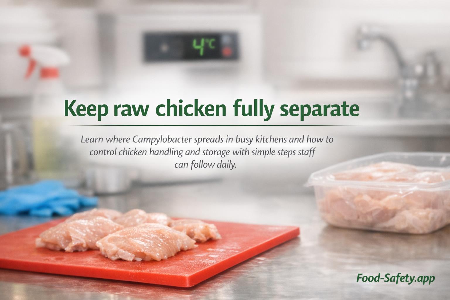 How to Stop Campylobacter in Your Kitchen