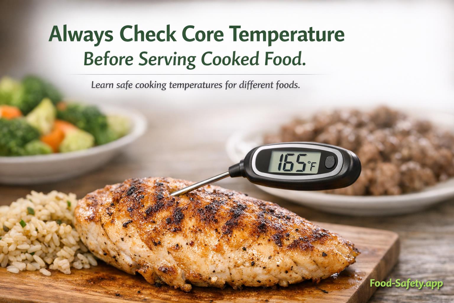 What cooking temperatures are safe for food? What cooking temperatures are safe for food?