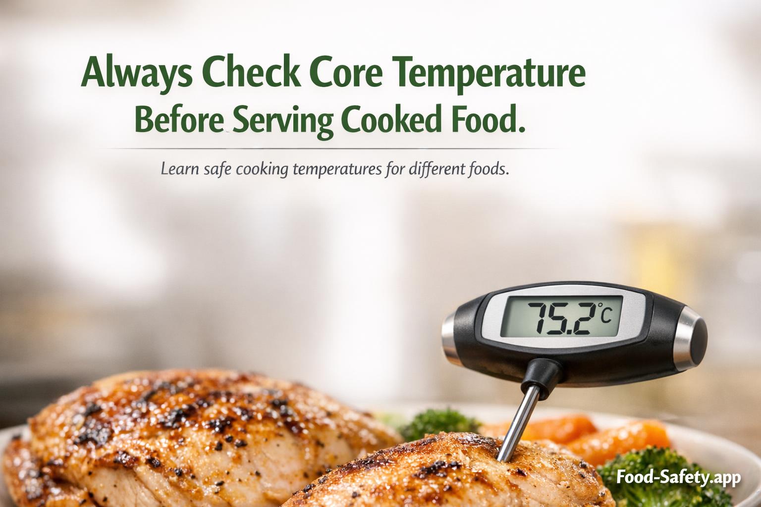 What cooking temperatures are safe for food? What cooking temperatures are safe for food?