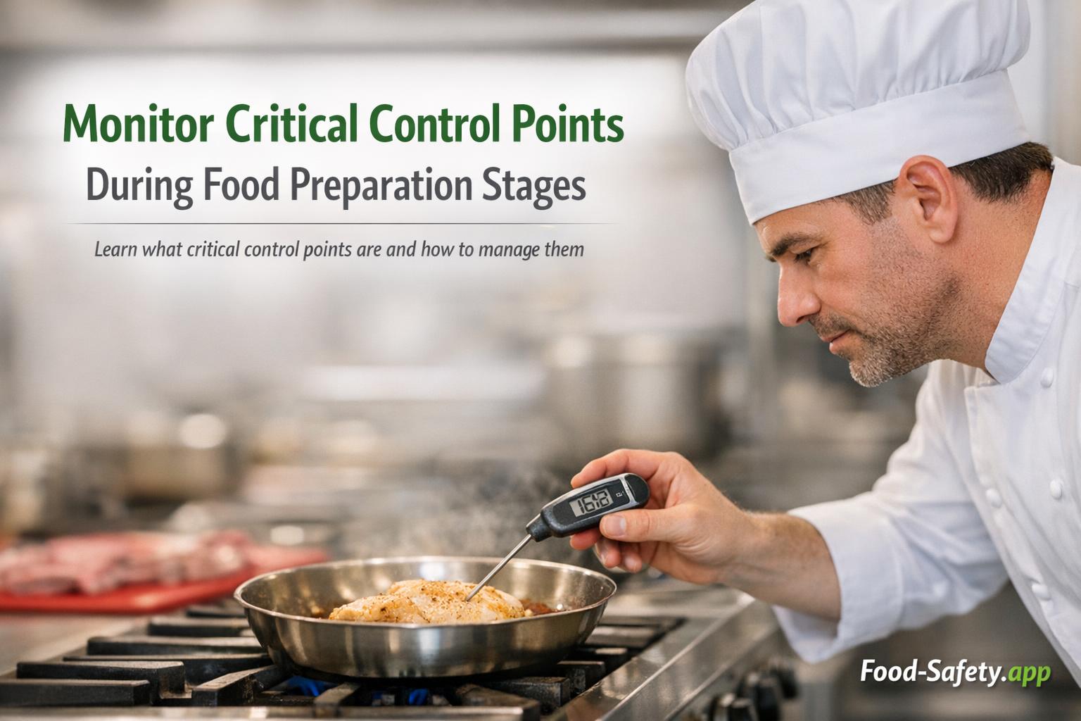 What are critical control points in HACCP?