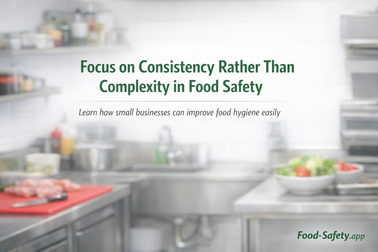 How can small businesses improve food hygiene?