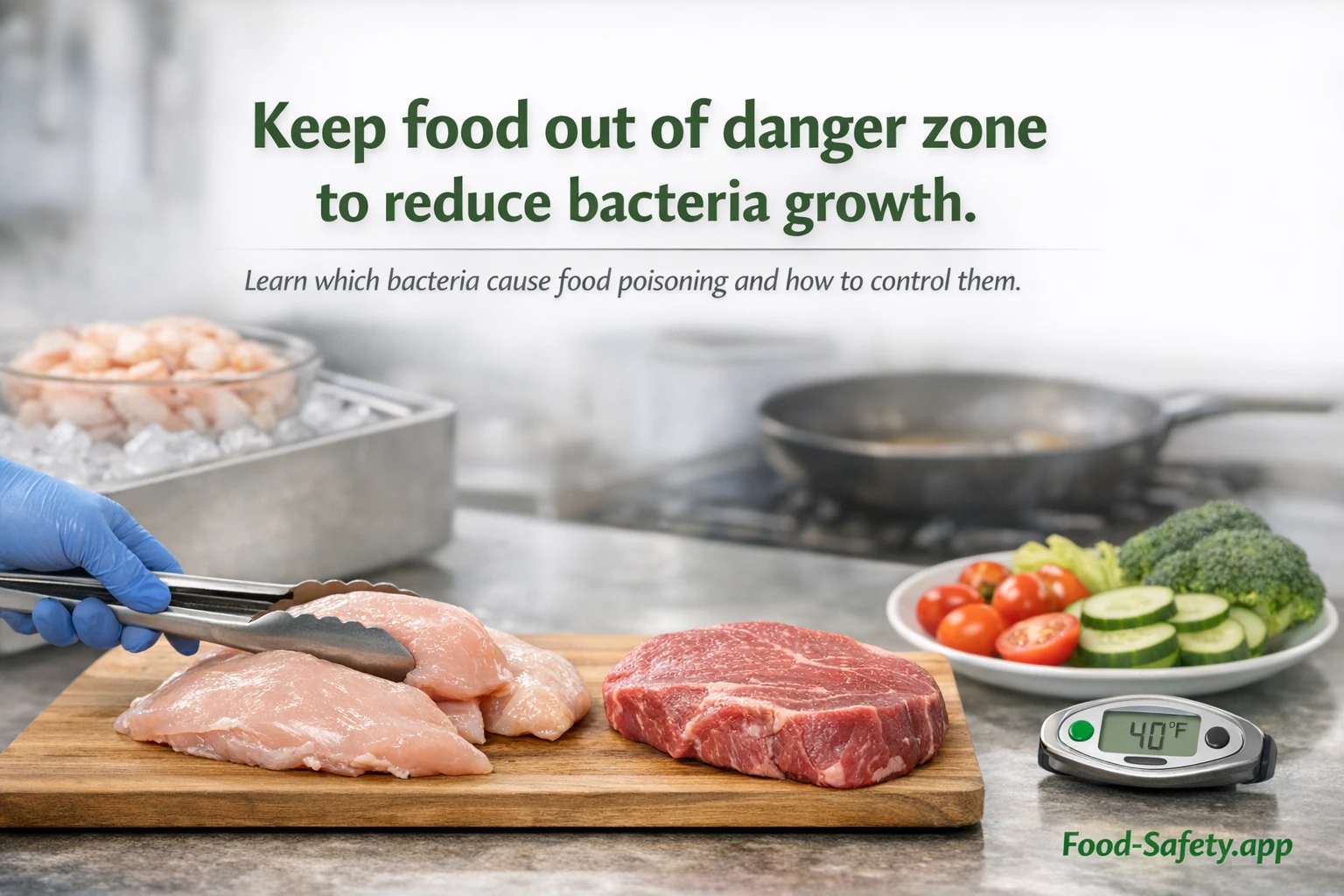What bacteria cause food poisoning in kitchens? What bacteria cause food poisoning in kitchens?