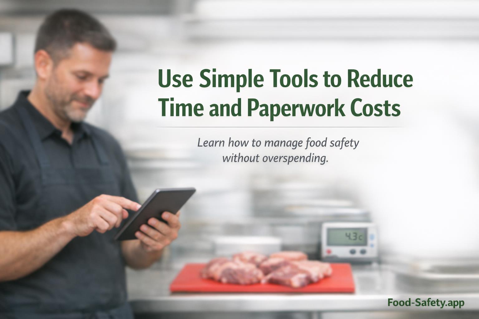How can you manage food safety without high costs? How can you manage food safety without high costs?