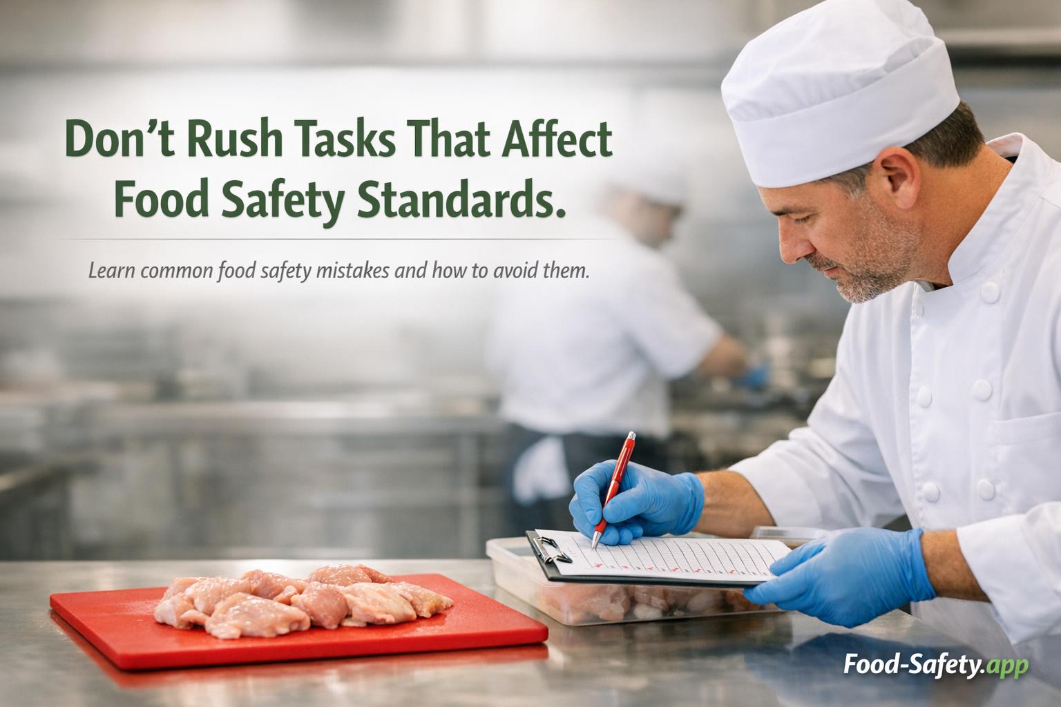 What are common food safety mistakes in kitchens? What are common food safety mistakes in kitchens?