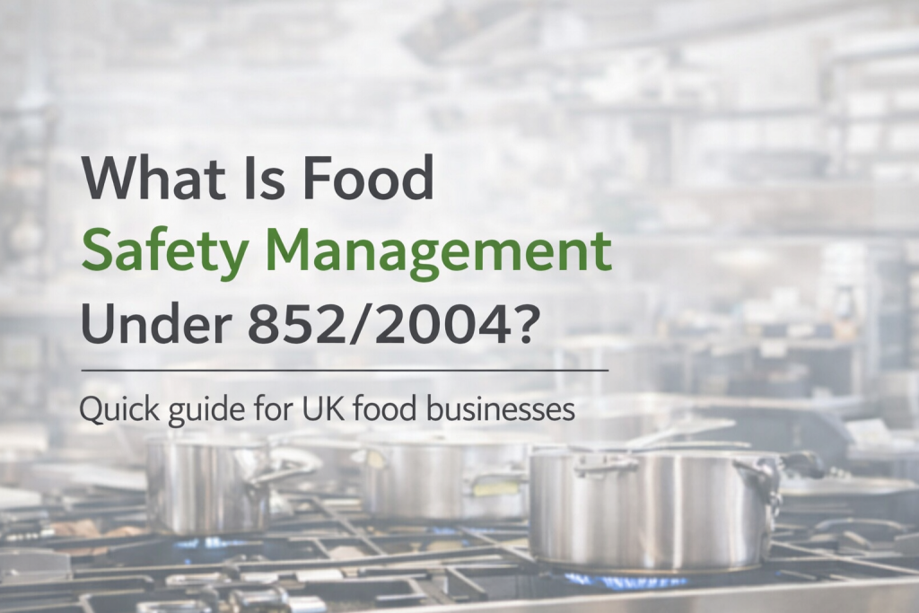 What Is Food Safety Management Under 852/2004? - Digital Food Safety ...