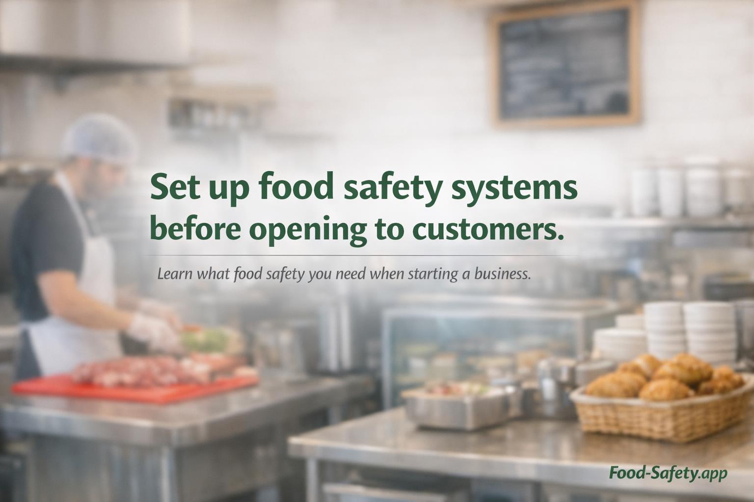 What food safety do you need to start a food business? What food safety do you need to start a food business?