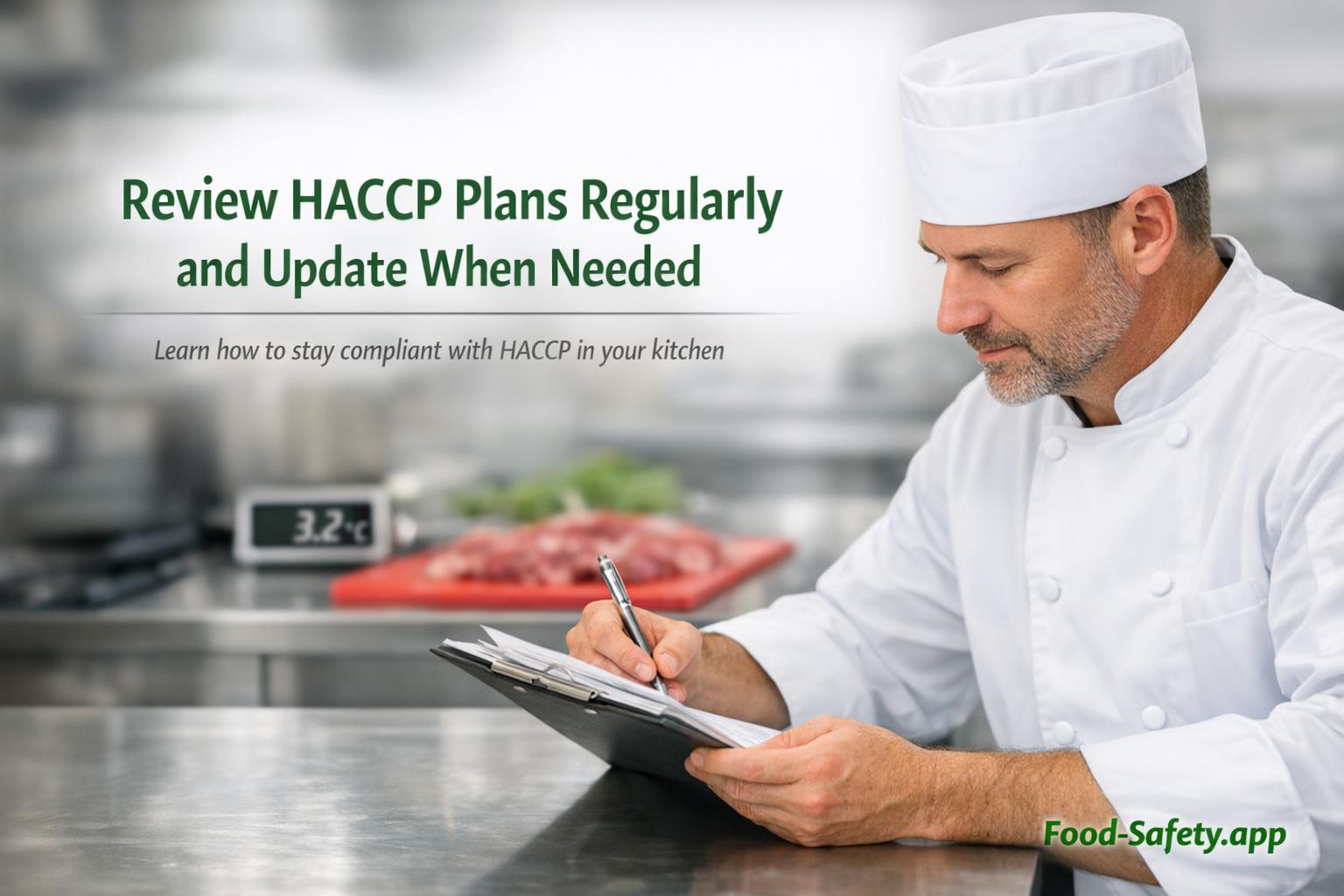 How do you stay compliant with HACCP requirements?