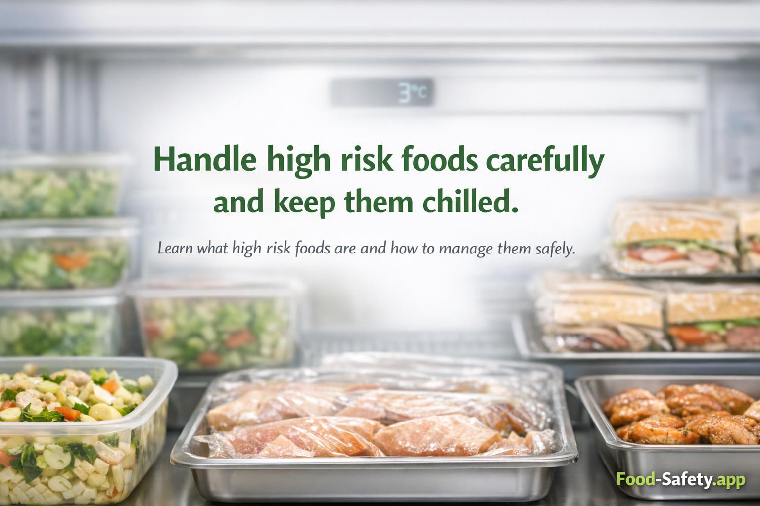 What are high risk foods in food safety?