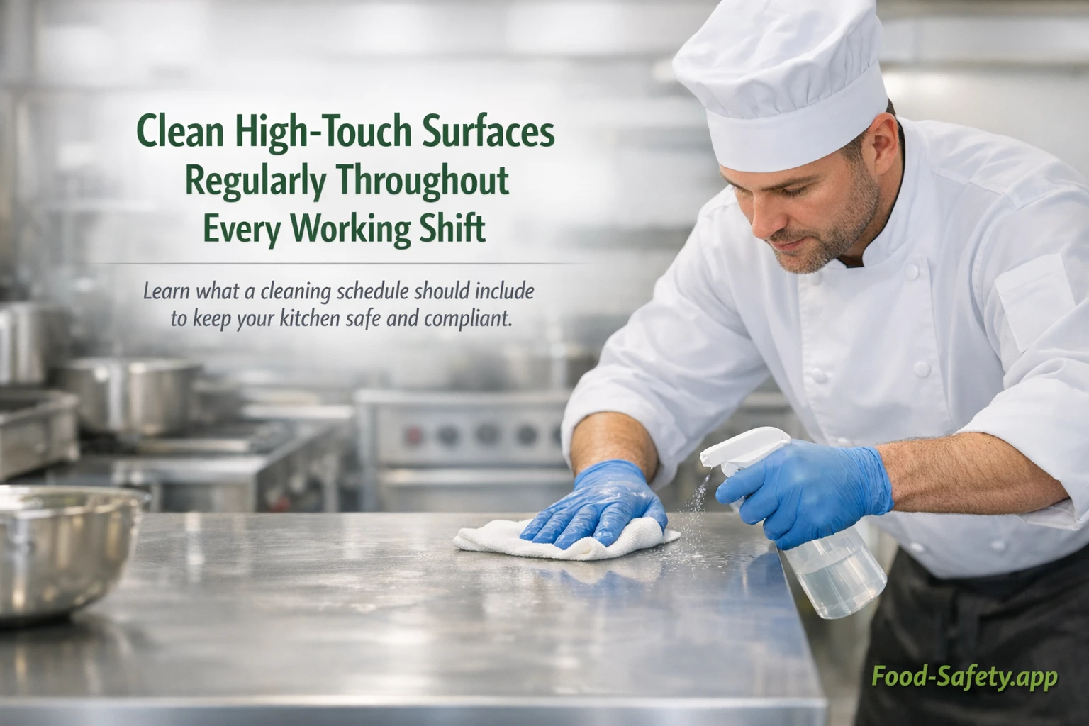 What should a kitchen cleaning schedule include? What should a kitchen cleaning schedule include?