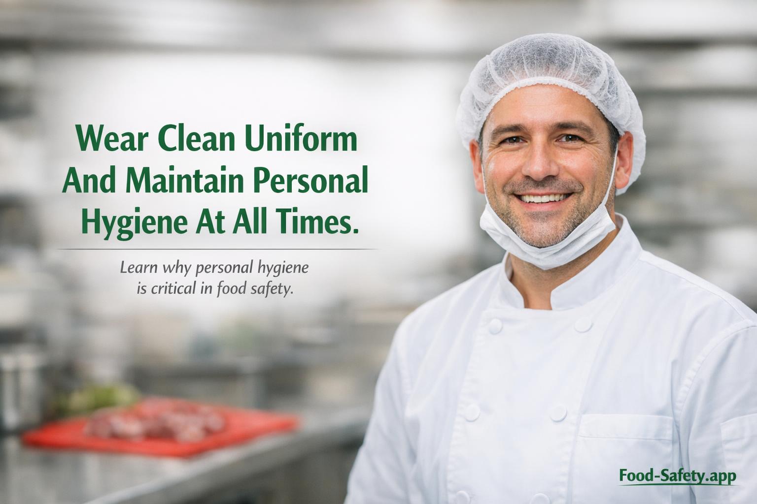 Why is personal hygiene important in food safety?