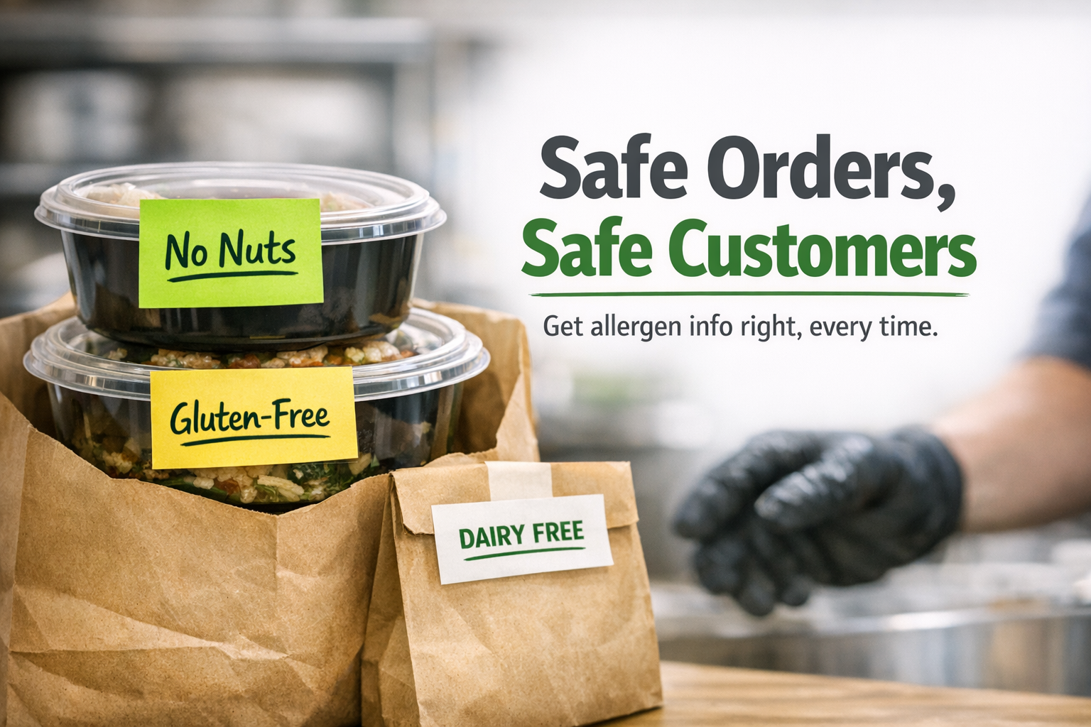 How to Handle Allergens in Takeaway Orders How to Handle Allergens in Takeaway Orders