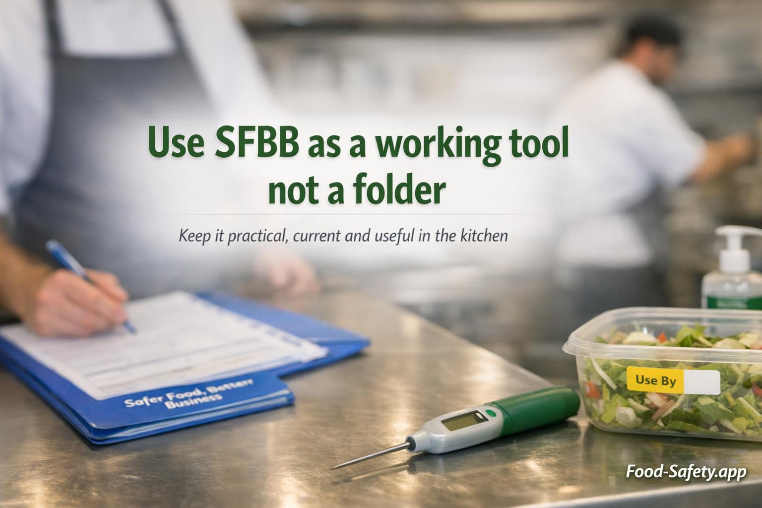How to Use SFBB in a Busy Small Kitchen