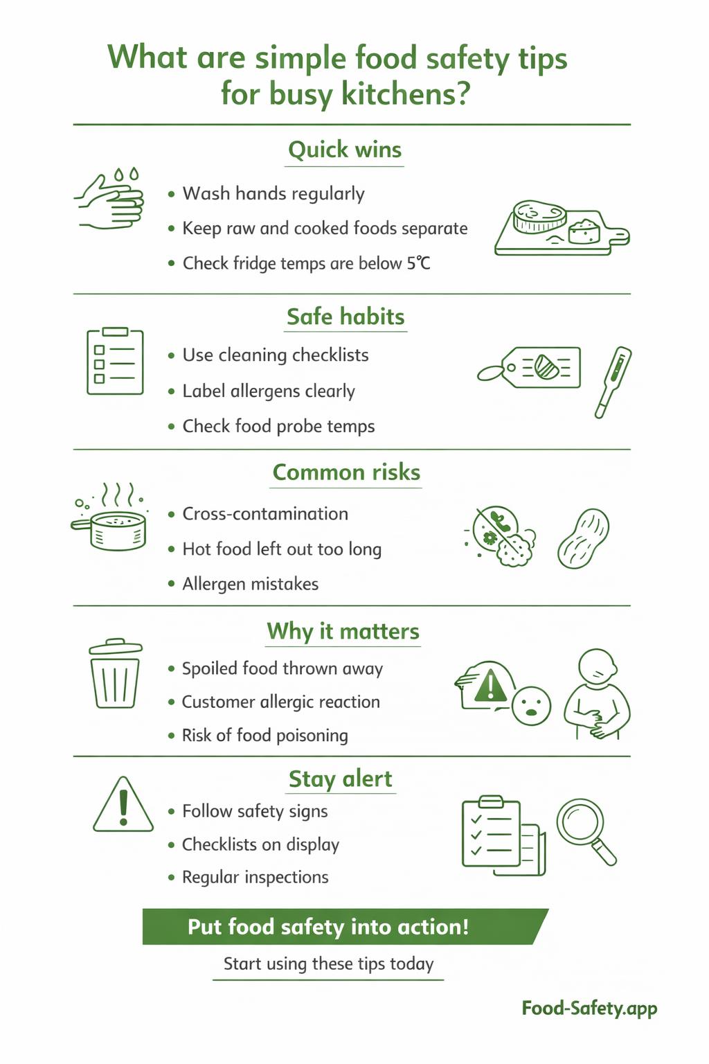 Kitchen safety tips