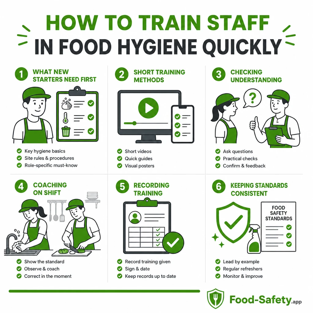 How to Train Staff in Food Hygiene Quickly Training staff quickly with practical food hygiene methods