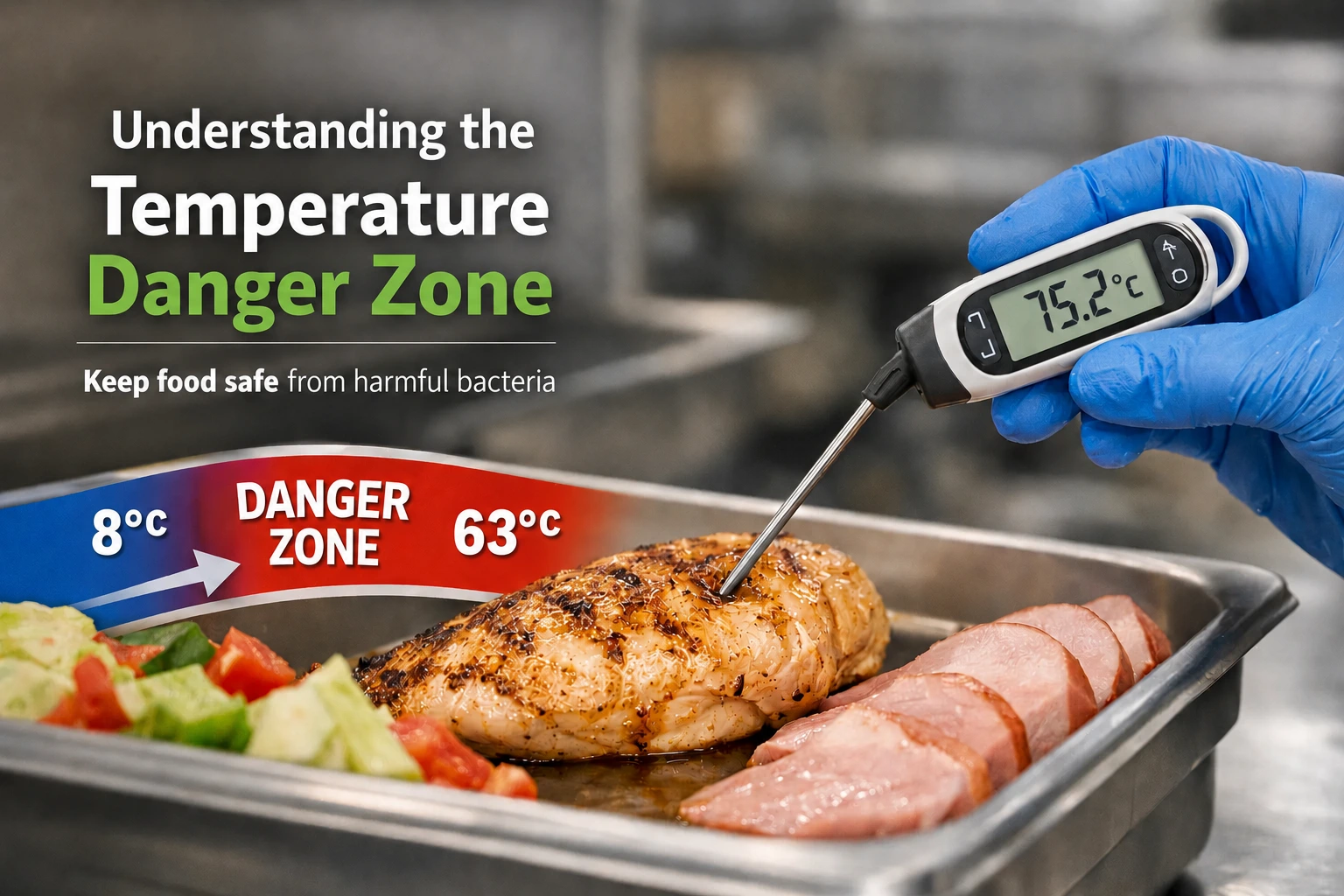 What is the danger zone in food safety?