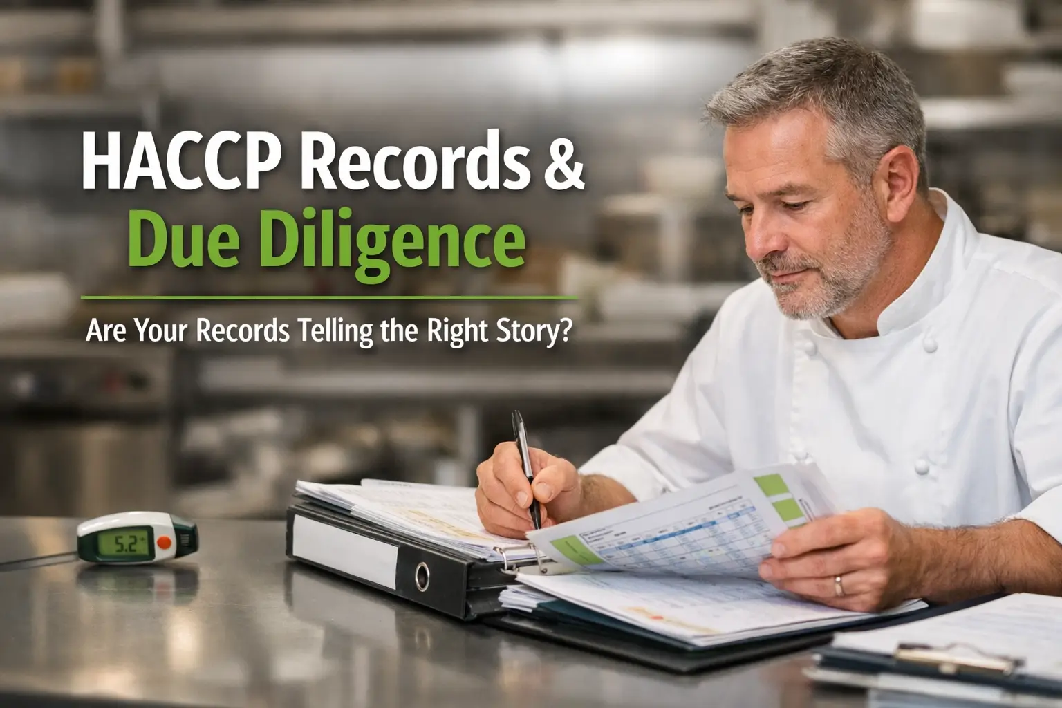 How HACCP Records Support Due Diligence