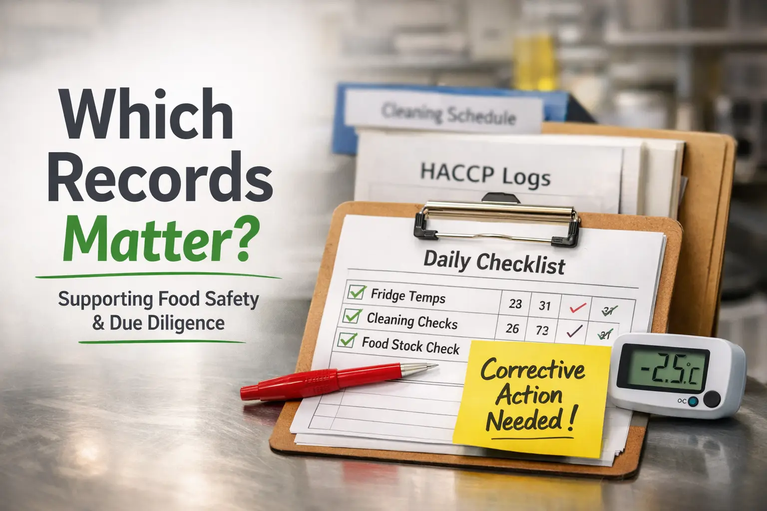 What Food Safety Records Should a Small Business Keep