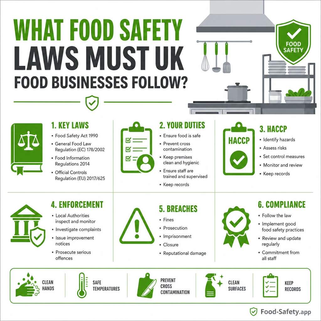 Follow HACCP principles to meet legal food safety requirements