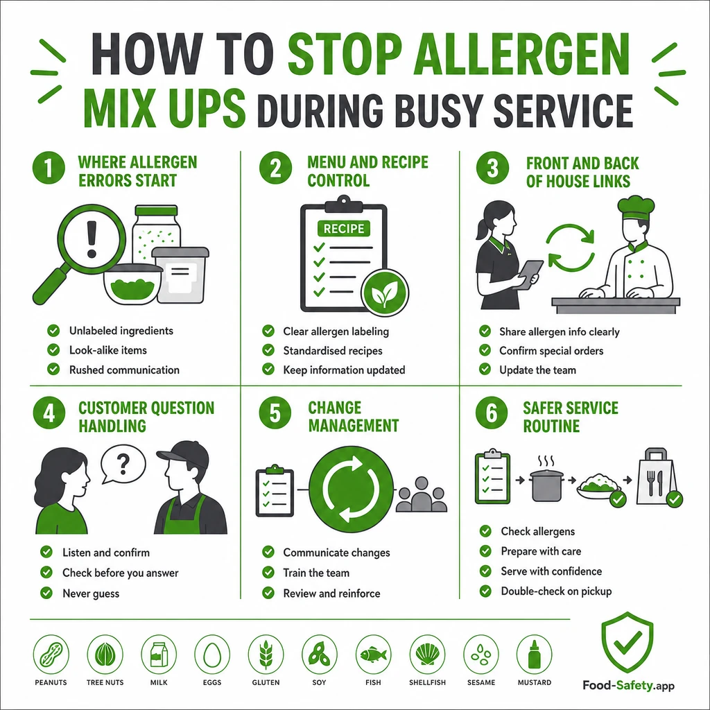 Never guess an allergen answer banner