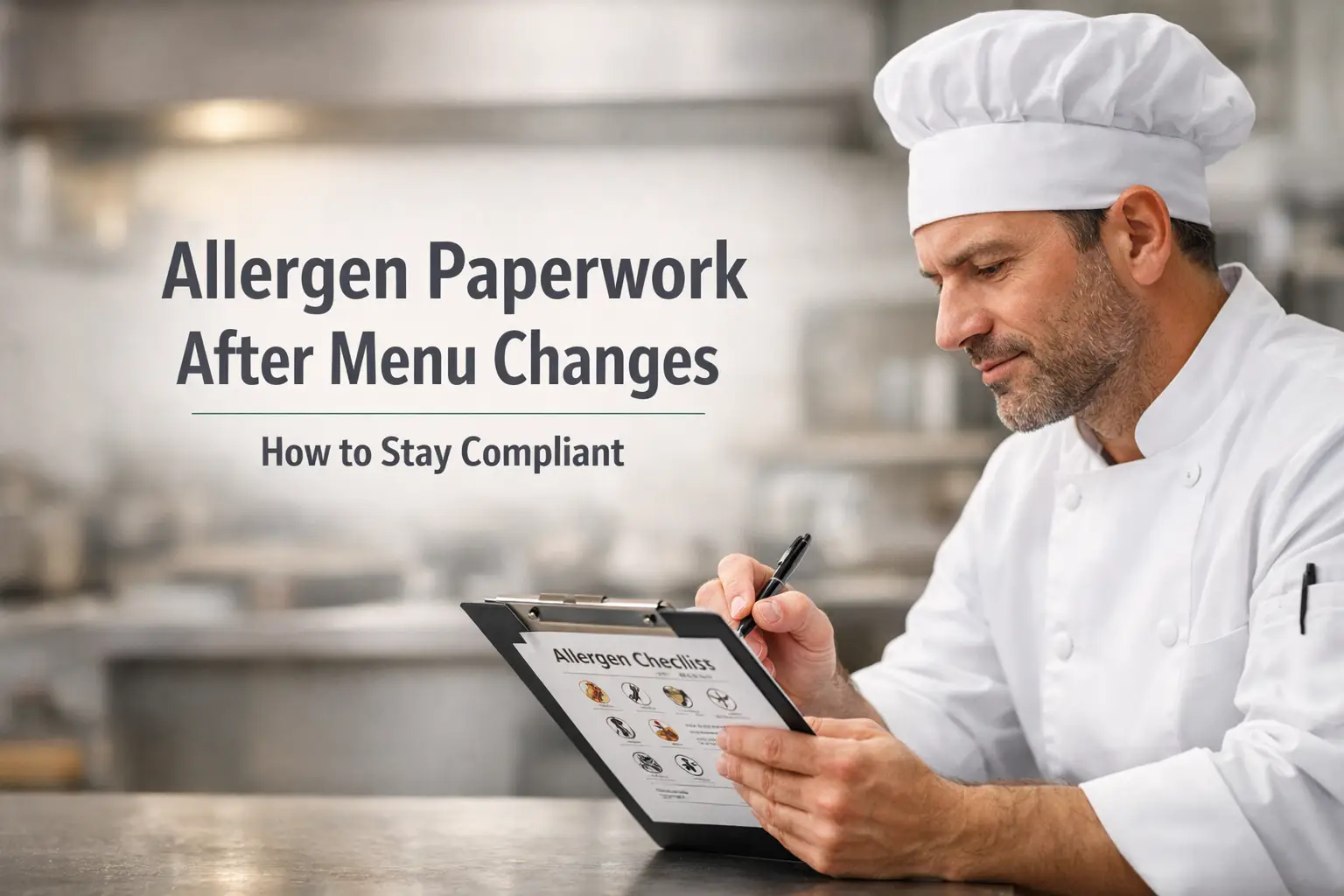 Allergen Paperwork After Menu Changes: How to Stay Compliant