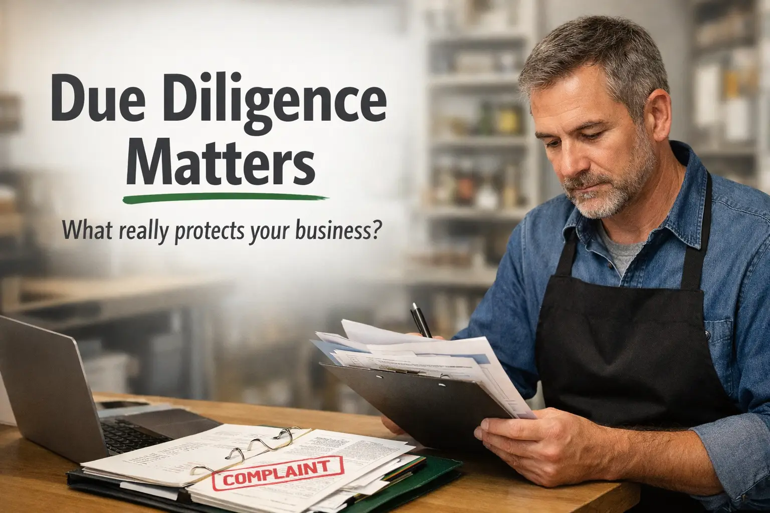 How Due Diligence Works in a Small Food Business