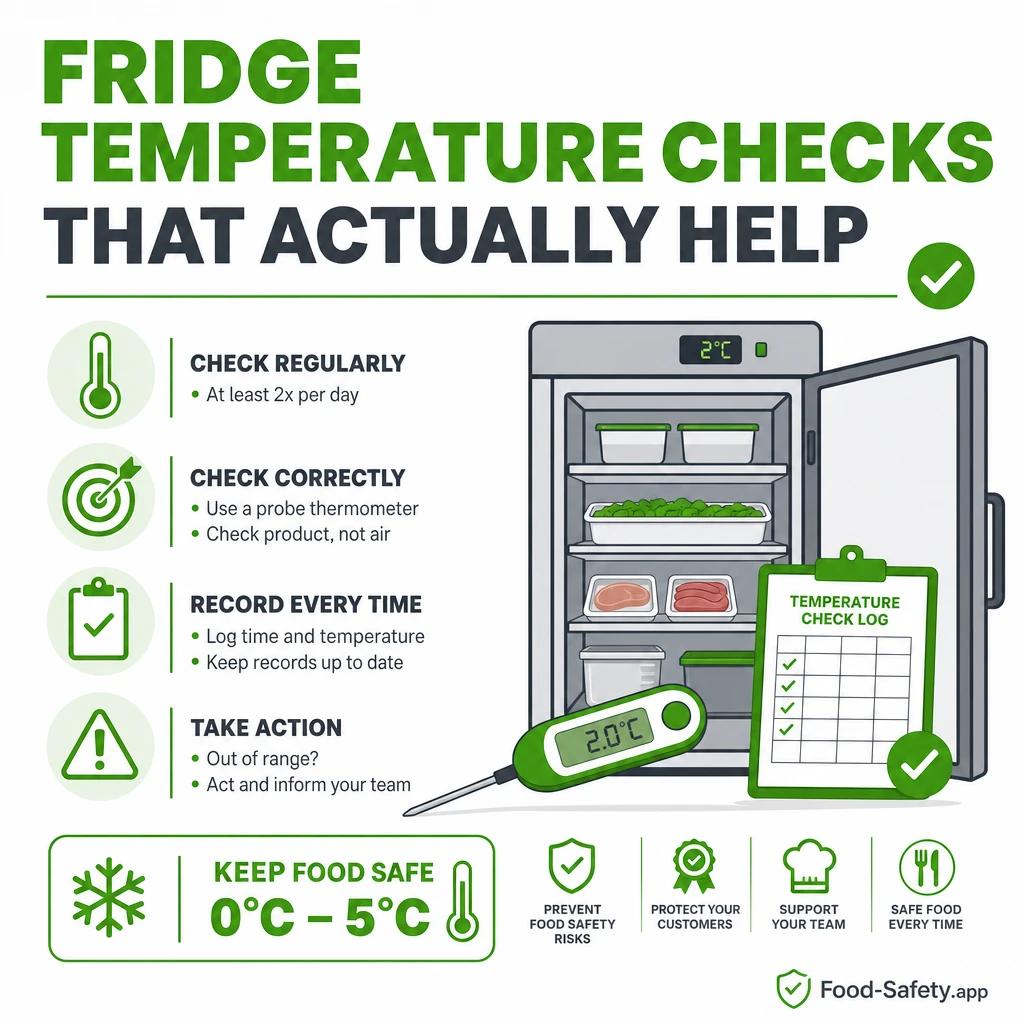 Fridge Temperature Checks That Actually Help Your HACCP Compliance Act on rising temperatures straight away