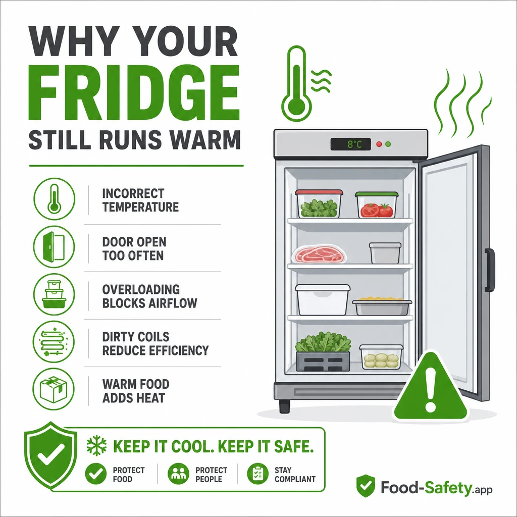 Do not overload your fridge - airflow and storage layout matter