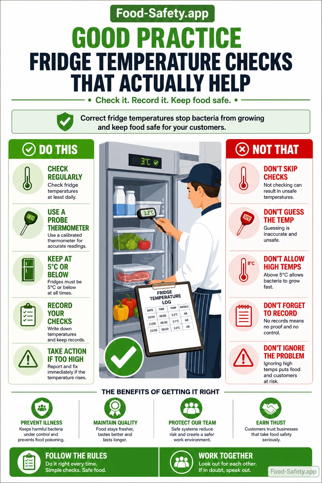 Fridge Temperature Checks That Actually Help Your HACCP Compliance Fridge temperature checks that actually help maintain safety