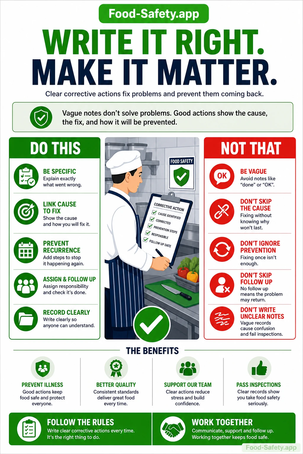 HACCP Corrective Actions: How to Write Them Effectively How to write corrective actions that mean something