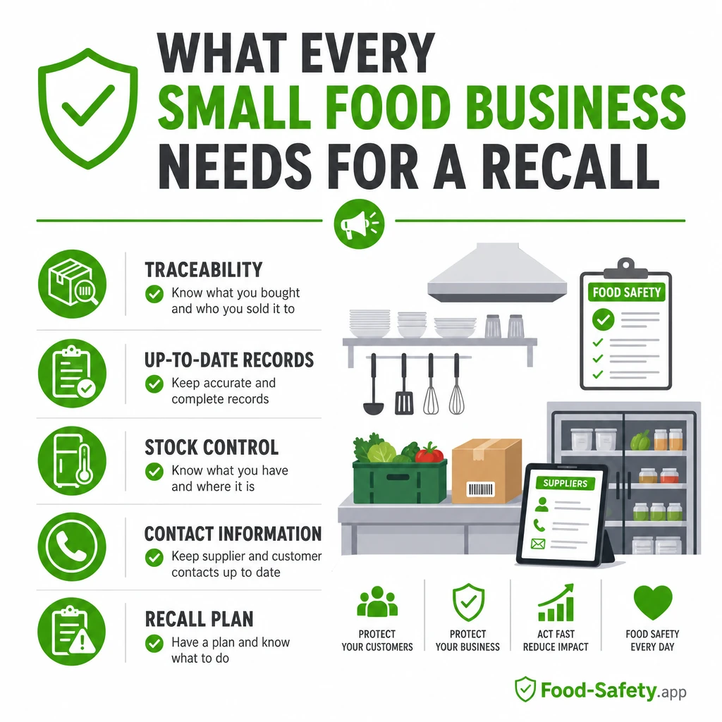 UK Food Recall Procedure: Checklist for Small Food Businesses Stock traceability during recalls