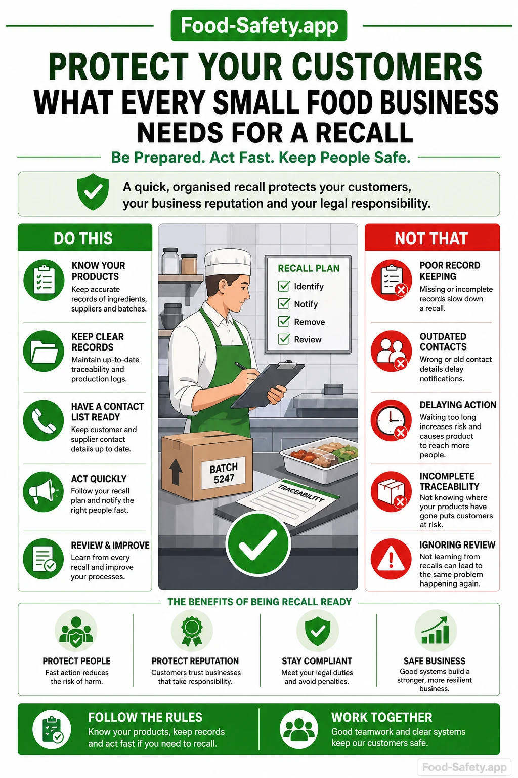 UK Food Recall Procedure: Checklist for Small Food Businesses What every small food business needs for a recall