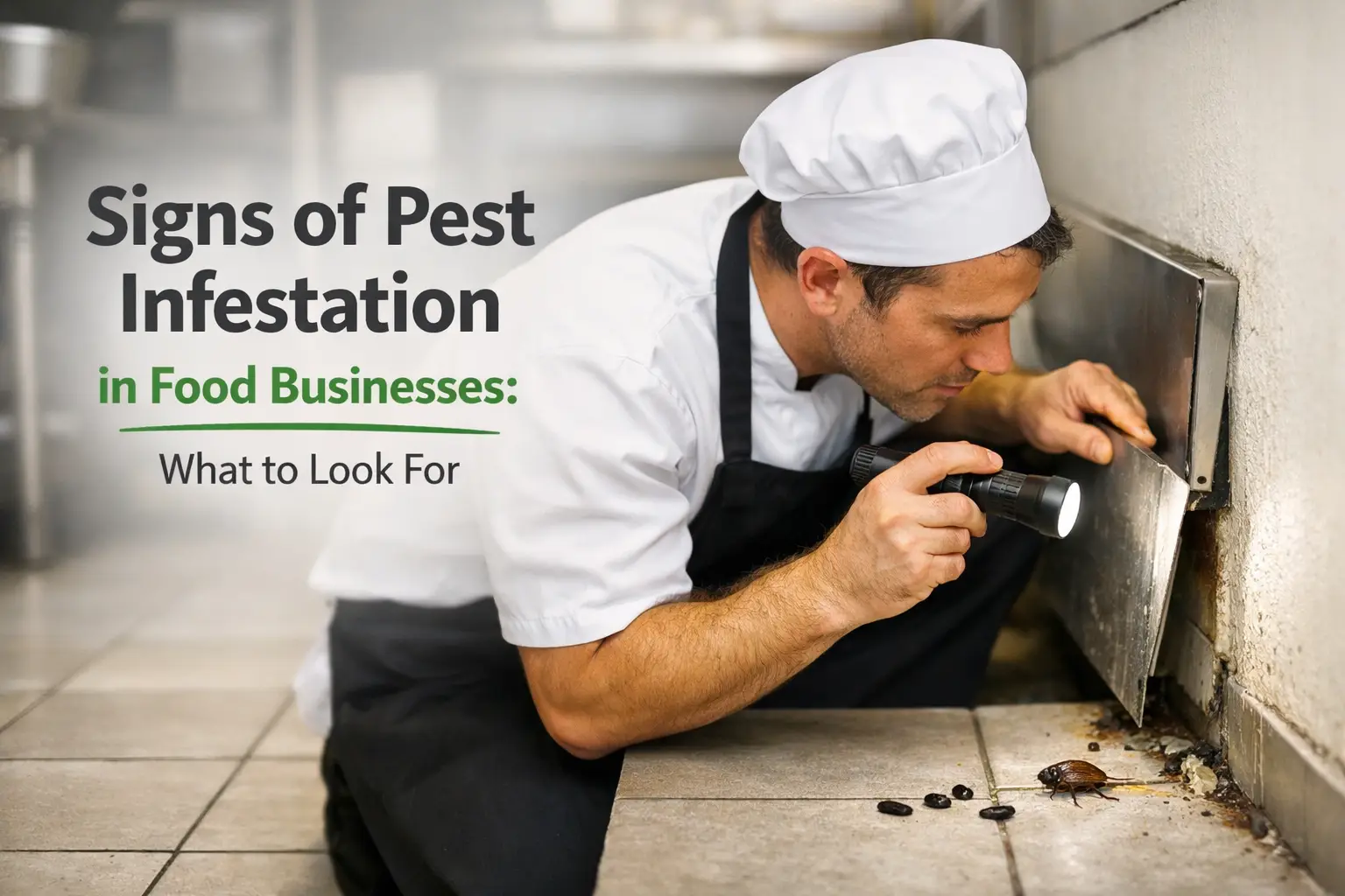 Signs of Pest Infestation in Food Businesses: What to Look For Signs of Pest Infestation in Food Businesses: What to Look For