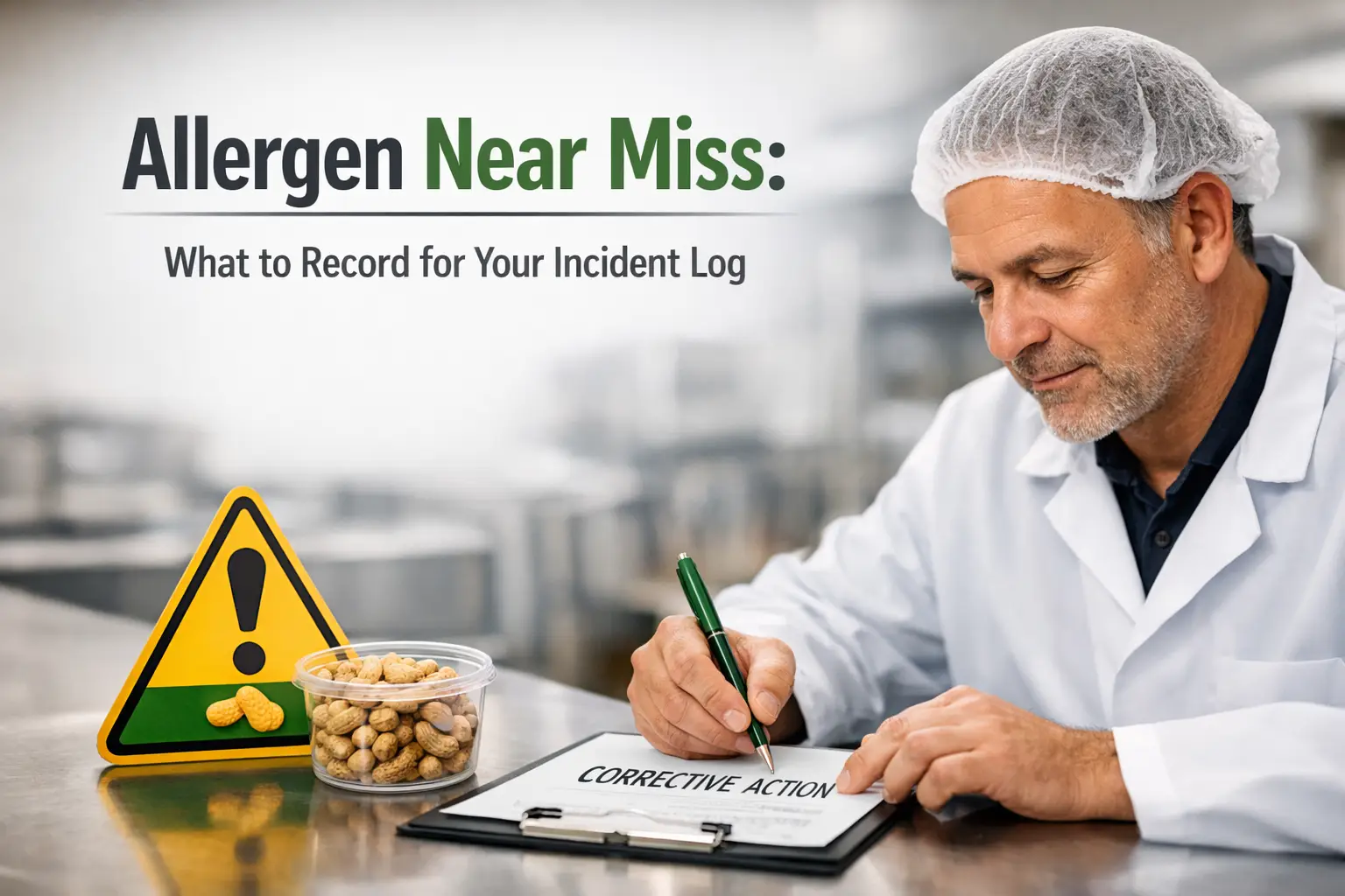 Allergen Near Miss: What to Record for Your Incident Log