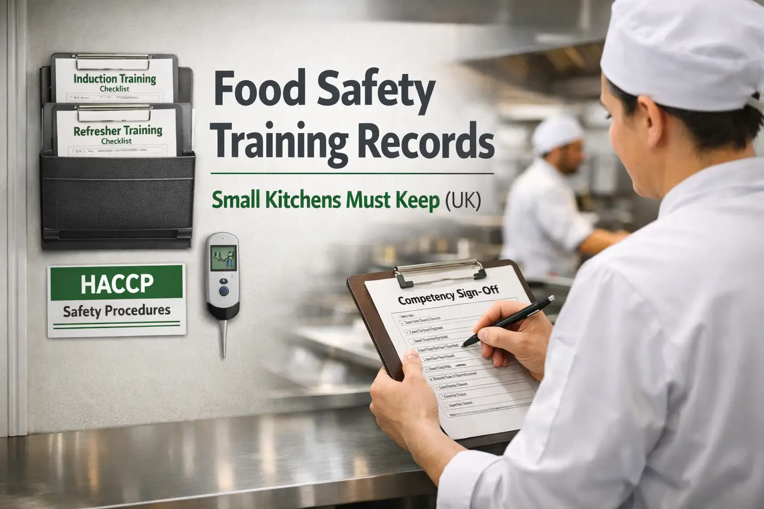 Food Safety Training Records Small Kitchens Must Keep (UK)