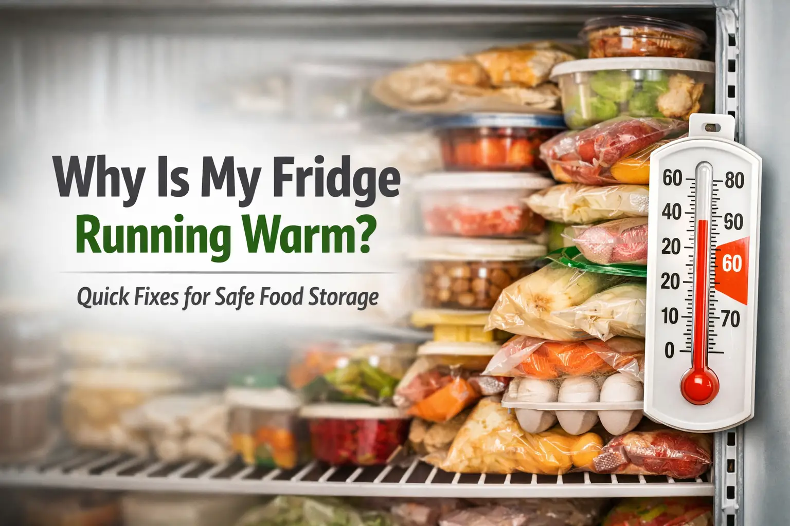 Why Is My Fridge Running Warm? Quick Fixes For Safe Food Storage