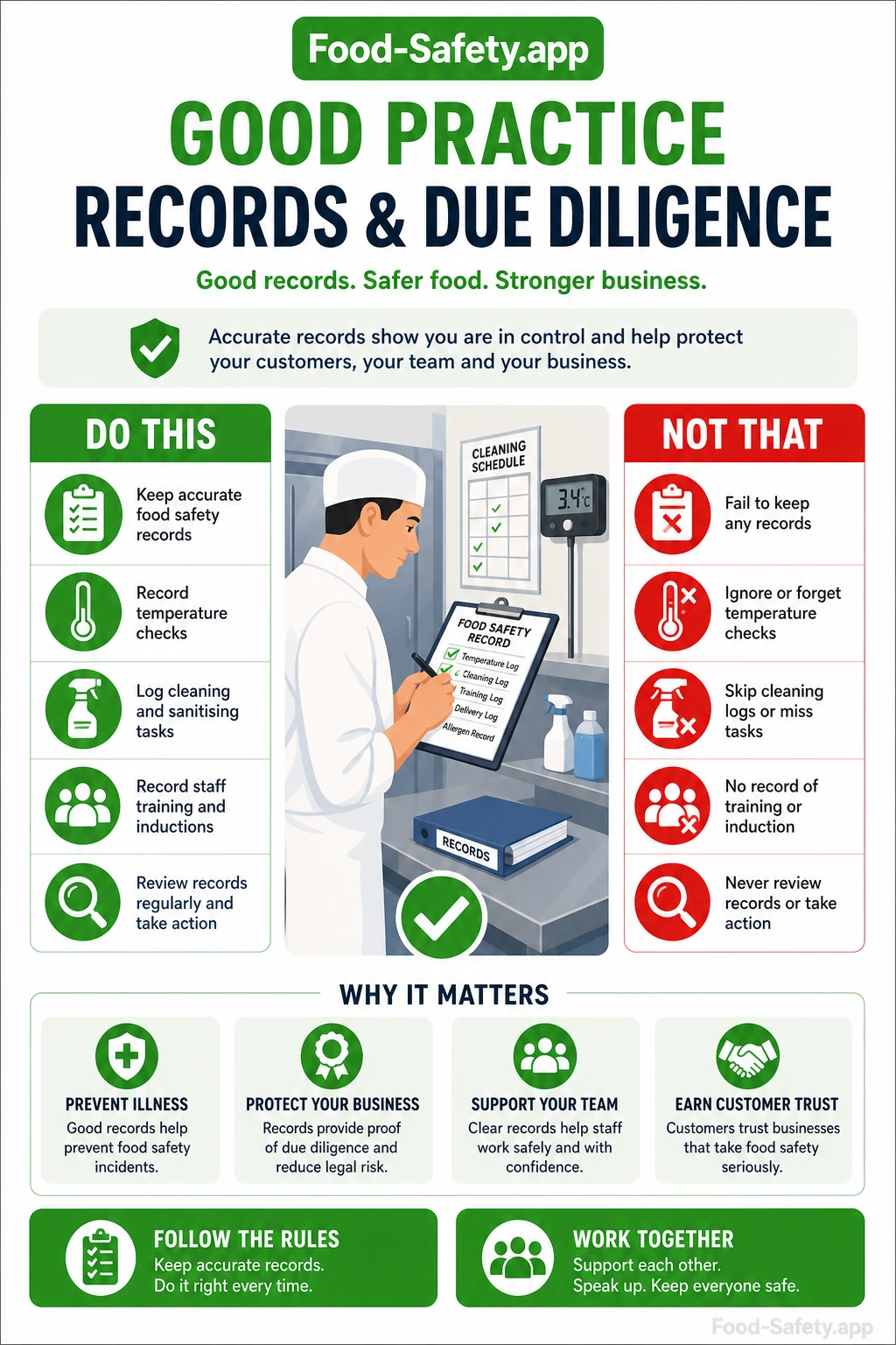 Food Safety Due Diligence: Records That Support Your Defence How Records Support Due Diligence in Practice 1