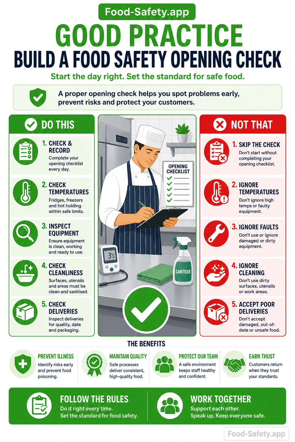 How to Build a Food Safety Opening Check 1