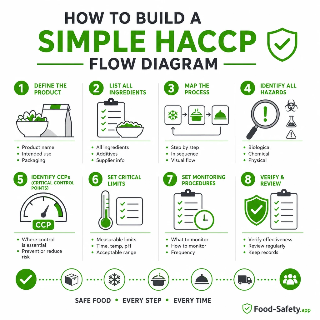 HACCP Flow Diagram: Step-by-Step Guide for UK Food Businesses Map one dish at a time 1
