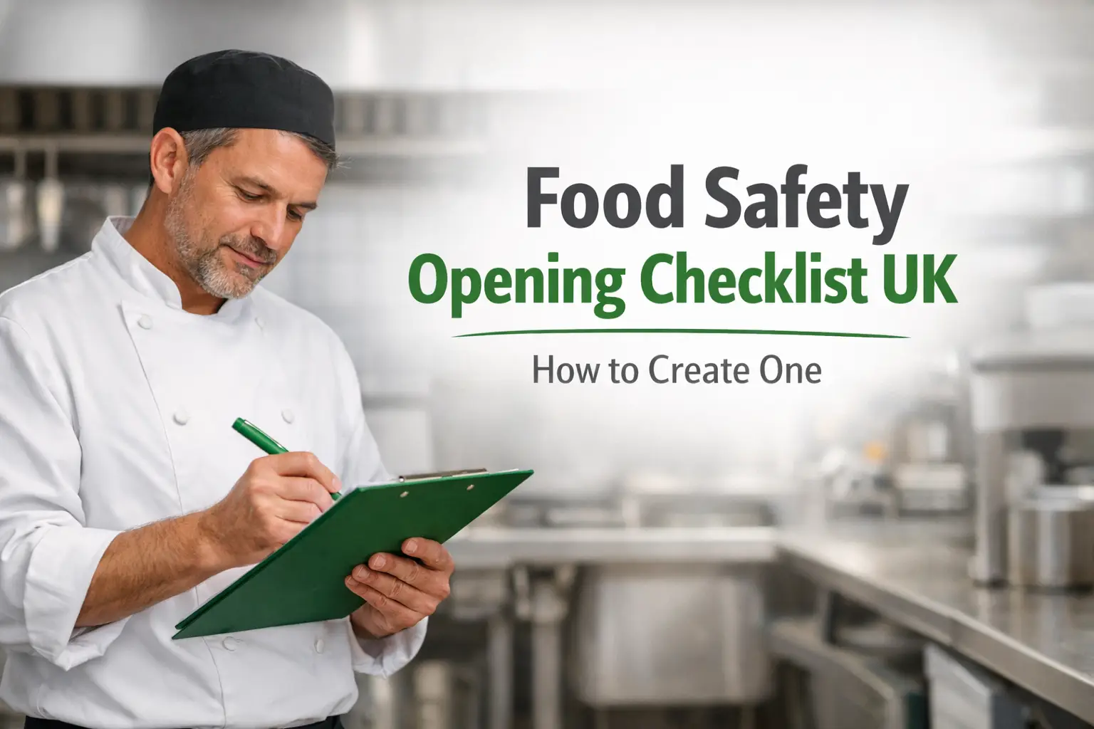 Food Safety Opening Checklist UK: How to Create One Food Safety Opening Checklist UK: How to Create One